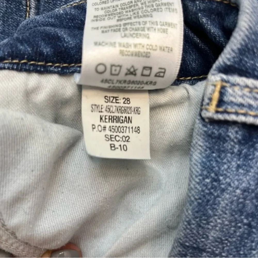 Joe's Jeans Kerrigan Denim Button Front Pencil Skirt, size 28 - Picture 11 of 14